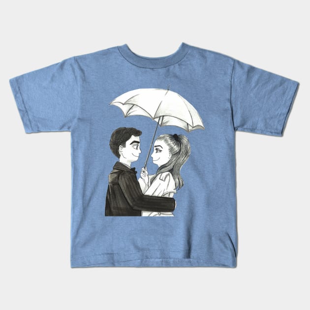 The Umbrellas Of Cherbourg Kids T-Shirt by conshnobre